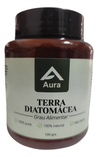 Terra Diatomácea 100g 100% Pura - Alimentícia