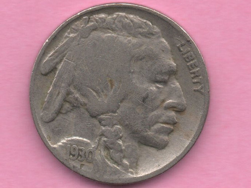 1930 P Bufalo Nickel 5 Cent Moneda Ef Coleccion Ringking Bn6