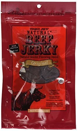 Natural Beef Jerky Original Sabor De 4 Onzas De Trader Joe P