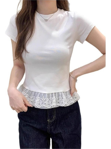Top Ballet Encaje Cr Mc, Vnonvo Cap, D&s Cor