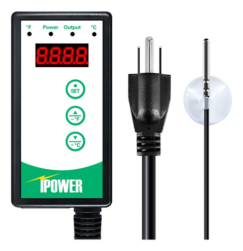 Termostato Digital 40 108 Grado Fahrenheit Controlador Para