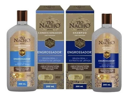 Shampoo + Condicionador Tio Nacho Engrossador 200ml