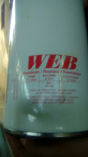 Filtro Web Wp 3555 