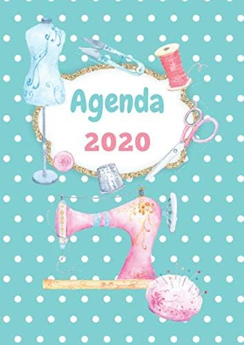 Libro: Agenda 2020: Tema Costura Agenda Mensual Y Semanal + 