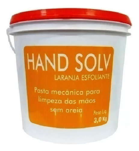 Pasta Desengraxante Pra Limpeza Das Mãos Sem Areia Hand Solv