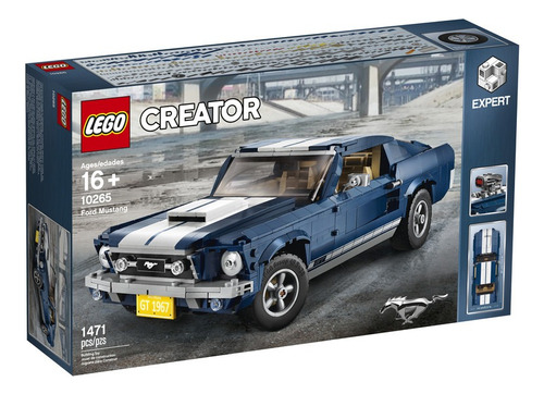 Set De Bloque Ex Ford Mustang Lego 10265 Cantidad de piezas 1471