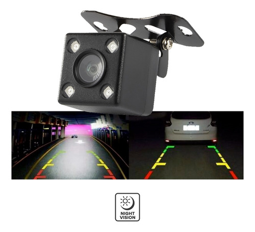 Camara De Reversa Vision Nocturna Universal Auto Hd Exterior