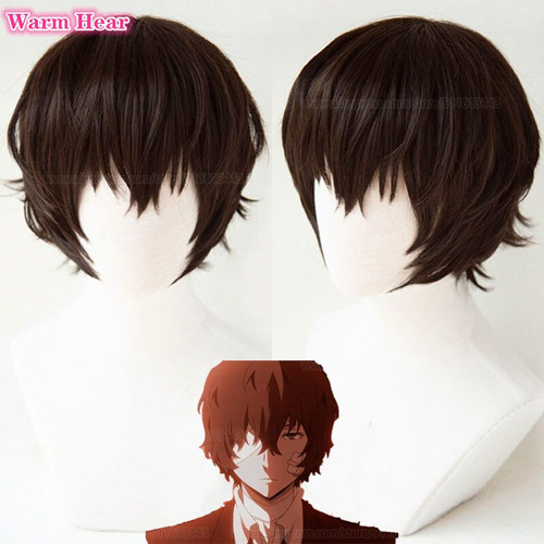 Peluca Dazai Osamu Para Cosplay De Anime Bungo Perros Callej