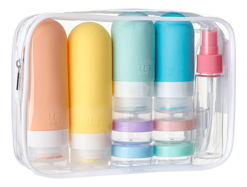 Kit De Viaje Botellas Para Champús,baños Y Accesorios Viaje.