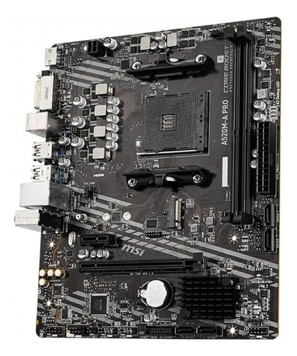 Placa Mae Msi A520m-a Pro Ddr4 Socket Amd M-atx Chipset Amd