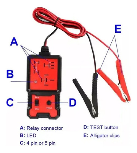 Pt Compatibility Luz Led Universal Para Probador De Relés