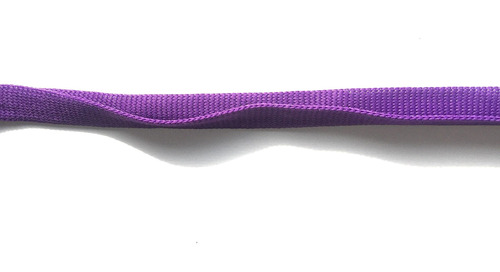 Purple Tubing Knit Trenza Foldover Ribbon Recortar 5 Yds