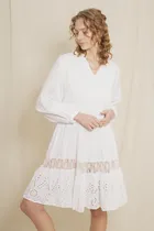 Comprar Vestido Largo Elegante Tejido Decorativo Mujer I Am