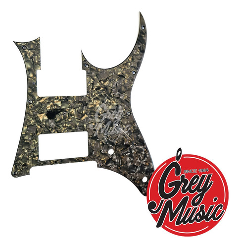Pickguard Cool Parts Prg01hh Bp Ibanez 3capa Negro Nackarado