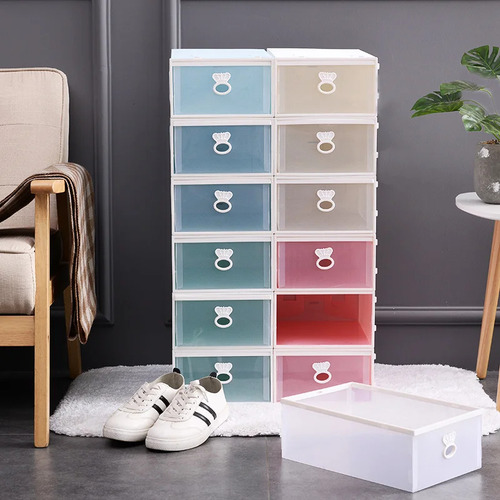 Caja De Almacenamiento De Plástico Qi-10x 33x23x14 Plegable
