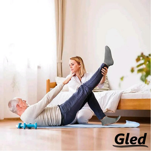 Kit 10 Meias Hidroginástica Pilates Antiderrapante Qualidade