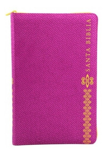 Santa Biblia Ntv Edición Zíper Sentipiel Color Rosa Fushia