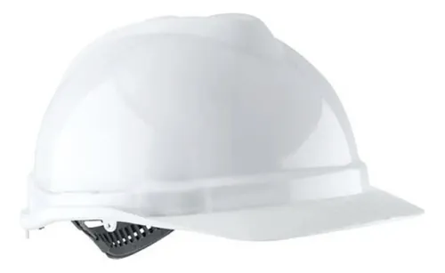 Casco De Seguridad Marca Evoiii Con Arnés Blanco