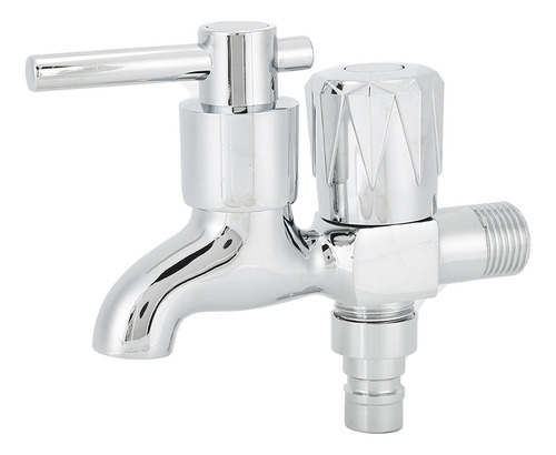 Grifo De Agua G1/2 Pulgada, Frío Simple, Doble Cabezal, 1 En