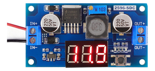 Drok Lm2596 - Convertidor De Control Analgico Dc-dc Reductor