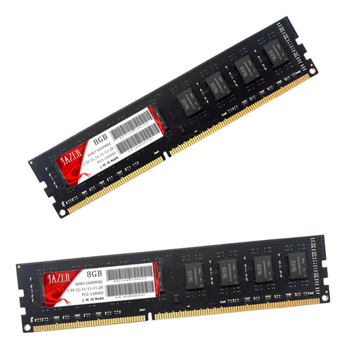 Kit 2 Memoria Ram Intel Amd Ddr3 16gb 1600mhz 2x 8gb