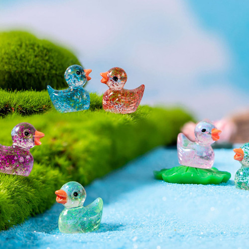 120 Minifiguritas De Animales Pequeños De Resina Con Purpuri