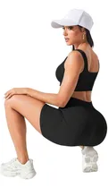 Comprar Ropa Deportiva \u002F Conjunto Deportivo Negro Shein De Mujer