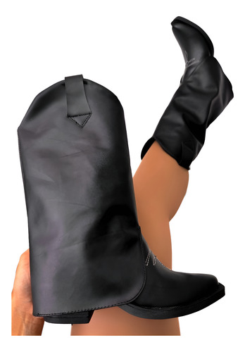 Botas Texana Con Faldon Ultralivianas Muy Comodas Y Elegante