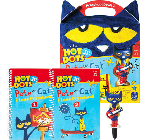 Hot Dots Jr.pete The Cat - I Love Preschool Set Bolígr...