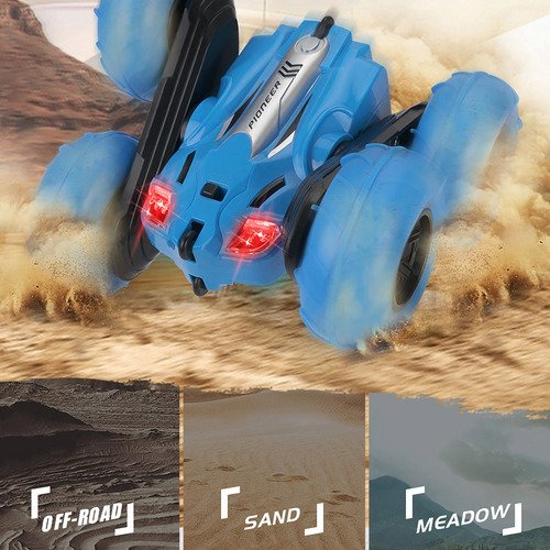 G Control Remoto Rc Cars 4wd, 2.4 Ghz, Doble Cara, Abatible
