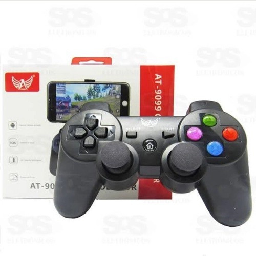 Controle Gamer Para Celular Bluetooth Android Ios Altomex Ipega 9099 Cor Preto