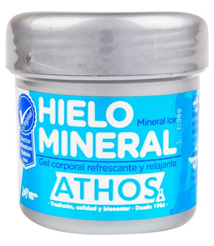 Hielo Mineral Gel 200gr Athos - g a $160