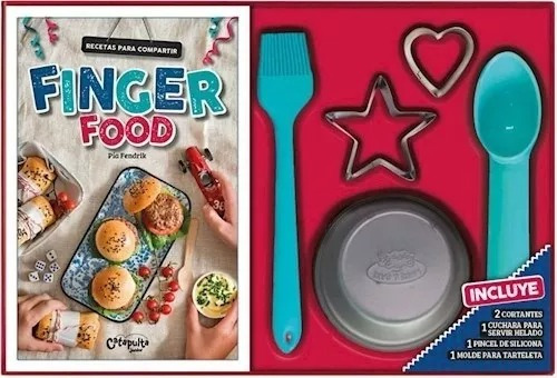 Libro De Cocina Infantil Para Niños Finger Food + Accesorios