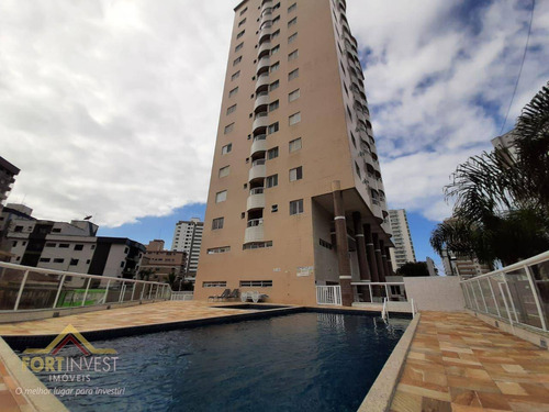 Imagem 1 de 14 de Apartamento Com 1 Dormitório À Venda, 48 M² Por R$ 250.000,00 - Caiçara - Praia Grande/sp - Ap3209