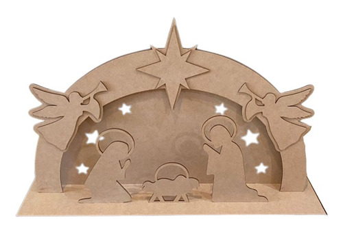 Nacimiento Niño Dios Decoración Navidad Pesebre Elegante