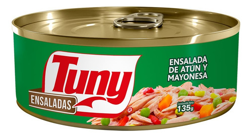 5 Pzs Tuny Ensalada De Atun Con Verduras 135gr