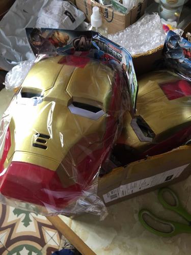 Mascara Electronica Iron Man Ironman Hombre Invencible Led A