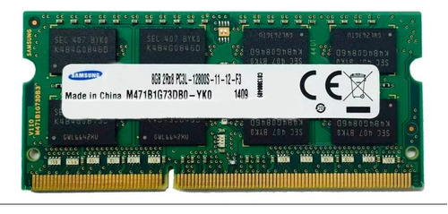 Memoria Ram Samsung Ddr3 2x8gb 1600mhz Sodimm M471b1g73db0