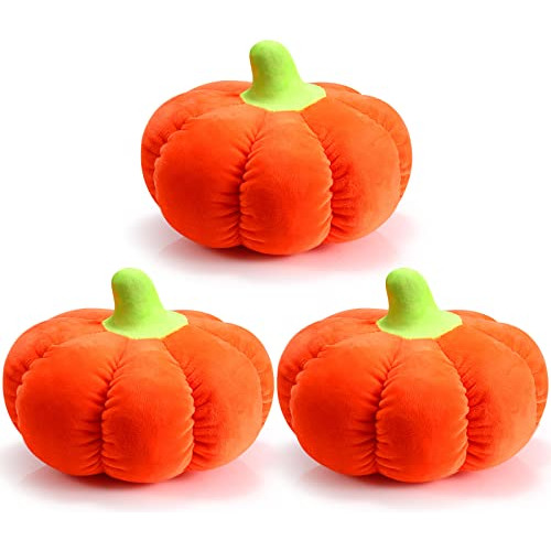 3 Piezas Relleno Calabaza De 10 Pulgadas De Juguete Sb729