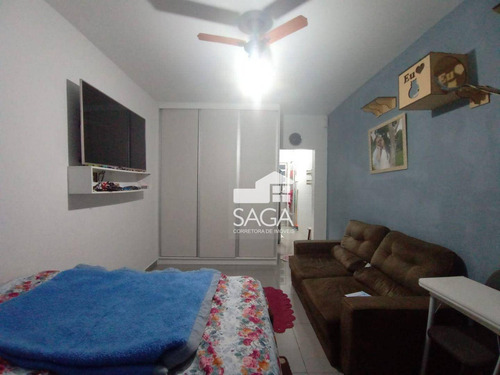 Imagem 2 de 15 de Kitnet Com 1 Dormitório À Venda, 27 M² Por R$ 139.000,00 - Vila Guilhermina - Praia Grande/sp - Kn0221