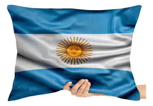 Capa Travesseiro Fronha Bandeira Flag Pais Argentina America