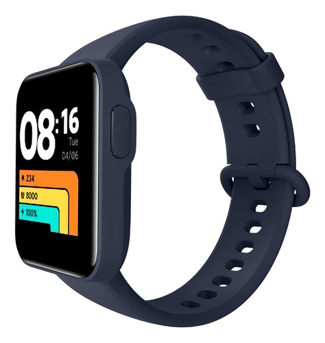 Xiaomi Mi Watch Lite tela de 1.4" com pulseira de tpu - cor navy blue - Excelente (Recondicionado)