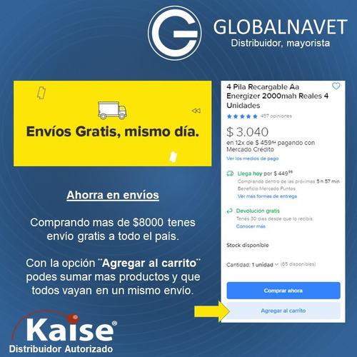 Batería Recargable Sellada Kaise 12v 7ah Kb1270 Ups Alarmas