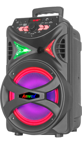 Caixa  De Som 250w Amvox Aca255 Hit Tws Led Woofer 8  Bivolt