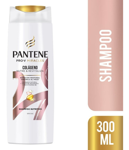 Shampoo Pantene Pro-v Miracles Colágeno Nutre Revitaliza 300