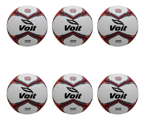 Balones Amateur Voit 6 Pzas Mayoreo Futbol Hibrido Original