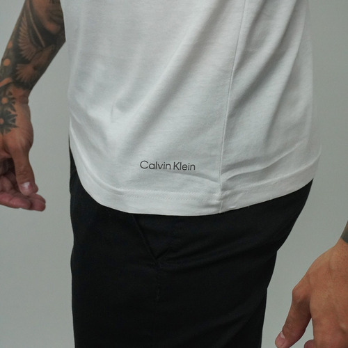 Kit 2 Camiseta Calvin Klein Em Algodão Premium - Original