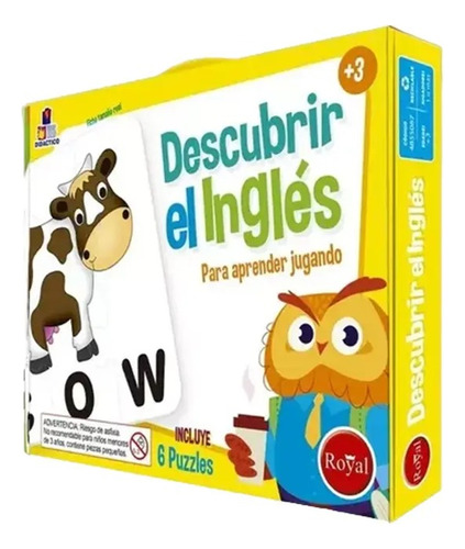 Juego De Mesa Descubrir El Ingles Divertido Royal +3 Febo