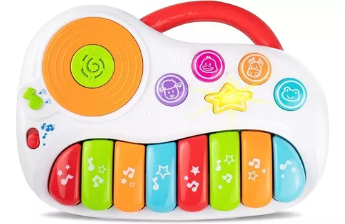 Piano Baby Xilofone C/ Baqueta Teclado Infantil Para Bebês - Dupari