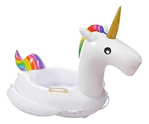 Mortime Baby Pool Float Unicorn Inflatable Swimming Ring Sea